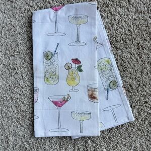 Classic Cocktails Tea Towel 21” x 28”